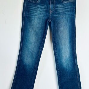Calvin Klein Women’s Dark Wash Blue Jeans Straight Fit Sz 6